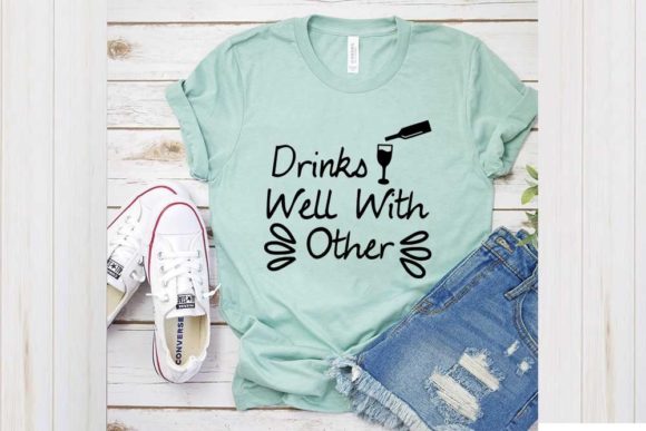 Review: Drinks Well with Others SVG for Embroidery