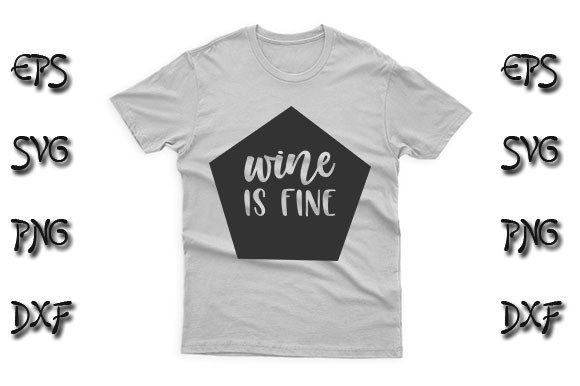 Review: Funny SVG Design, Wine is Fine