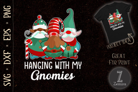 Review: Hanging with My Gnomies Funny SVG for Embroidery