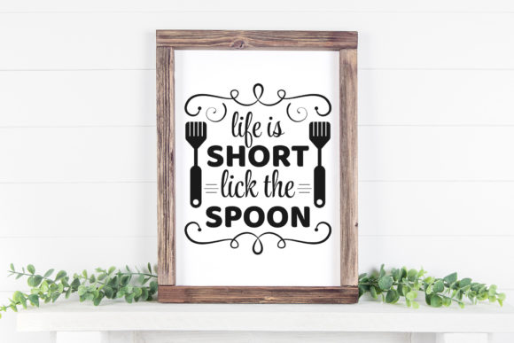 Review: Life is Short Lick the Spoon SVG for Embroidery