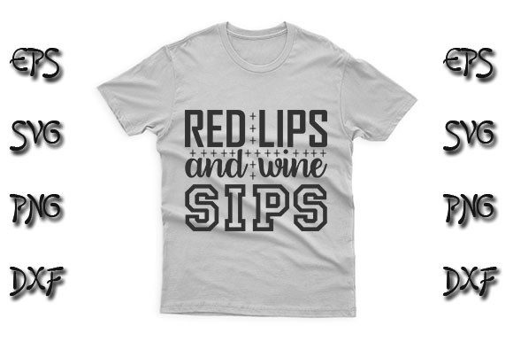 Review: Red Lips and Wine Sips SVG for Embroidery