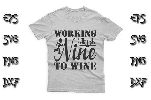 Review: Working Nine to Wine SVG for Embroidery