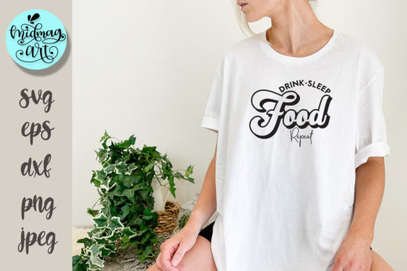 Reviewing Drink Sleep Food Repeat SVG for Embroidery